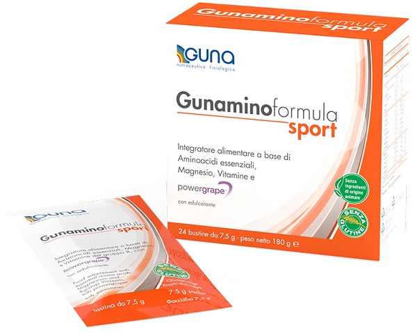 GUNAMINOFORMULA SPORT 24 BUSTE 180 G - Magnumfarma.it