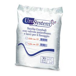 SACCA DI DRENAGGIO DA GAMBA PER INCONTINENZA UROSYSTEM TUBO 10 CM 30 PEZZI - Magnumfarma.it