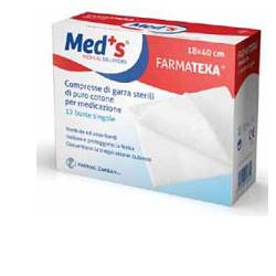 GARZA COMPRESSA MEDS 12/8 36X40CM 12 PEZZI - Magnumfarma.it