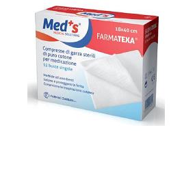GARZA COMPRESSA MEDS FARMATEXA OCULARE 10 PEZZI - Magnumfarma.it