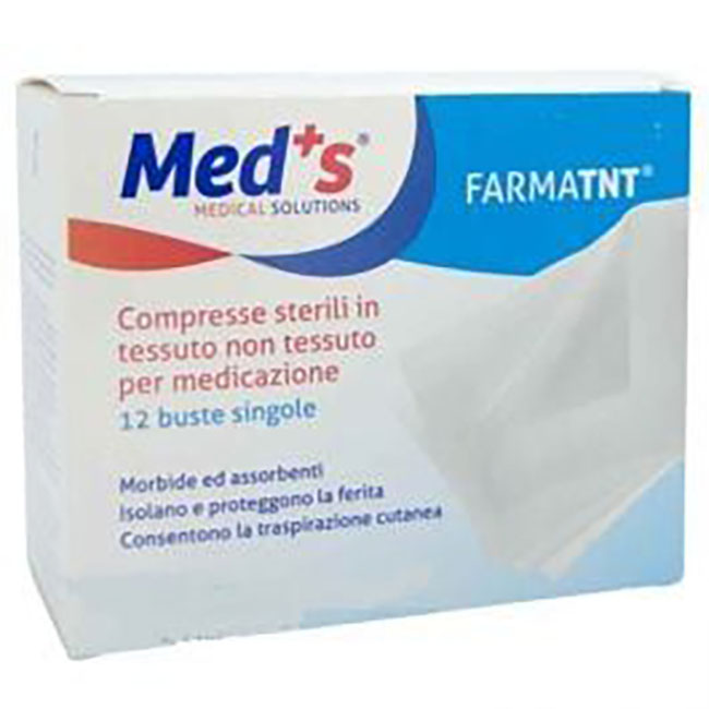 GARZA COMPRESSA MEDS TESSUTO NON TESSUTO PEEL OPEN 7,5X7,5CM 12 PEZZI - Magnumfarma.it
