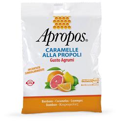 APROPOS CARAMELLE ALLA PROPOLI GUSTO AGRUMI 50 G - Magnumfarma.it