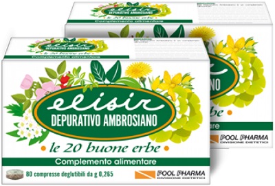 ELISIR DEPURATIVO AMBROSIANO 80 COMPRESSE 21,20 G - Magnumfarma.it