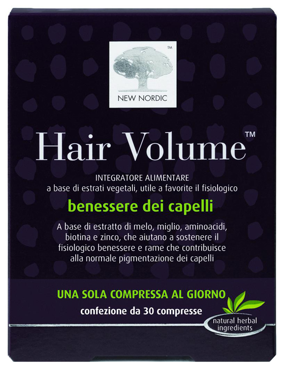 HAIR VOLUME INTEGRATORE ALIMENTARE BLISTER 30 COMPRESSE - Magnumfarma.it
