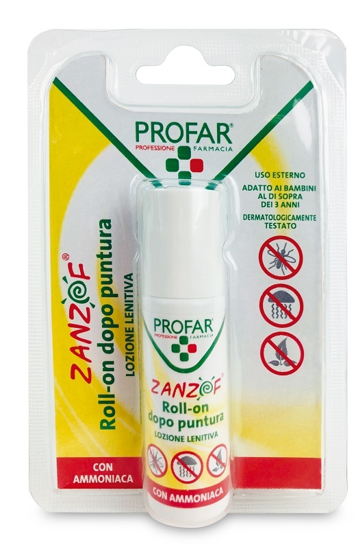 ZANZOF LOZIONE POST PUNTURA CON AMMONIACA ROLL-ON 20 ML PROFAR - Magnumfarma.it