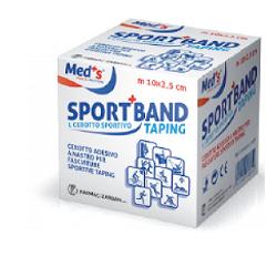 CEROTTO MEDS TELA BIANCA SPORTIVO 1000X2,5 CM - Magnumfarma.it