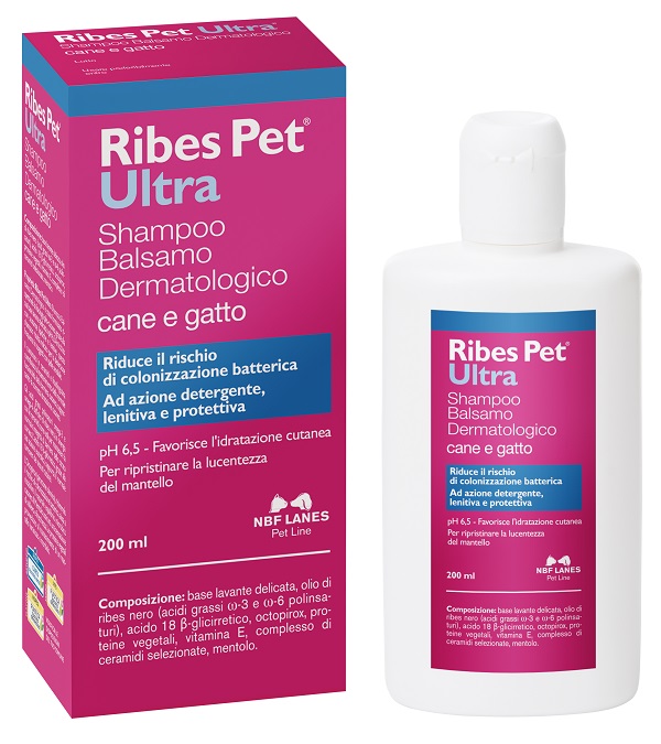 RIBES PET ULTRA SHAMPOO DERMATOLOGICO FLACONE 200 ML - Magnumfarma.it
