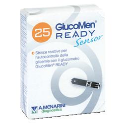 STRISCE MISURAZIONE GLICEMIA GLUCOMEN READY SENSOR 25 PEZZI - Magnumfarma.it