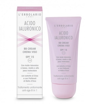 ACIDO IALURONICO BB CREAM CREMA VISO SPF15 TRATTAMENTO UNIFORMANTE ANTIAGE 8 IN 1 50 ML - Magnumfarma.it