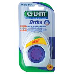 GUM ORTHO FLOSS FILO SPUGNOSO 50 PEZZI - Magnumfarma.it