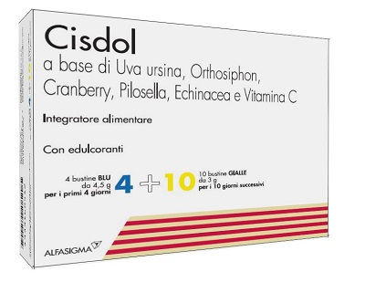 CISDOL 4 BUSTINE BLU DA 4,5 G + 10 BUSTINE GIALLE DA 3 G - Magnumfarma.it