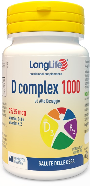 LONGLIFE D COMPLEX 1000 60 COMPRESSE - Magnumfarma.it