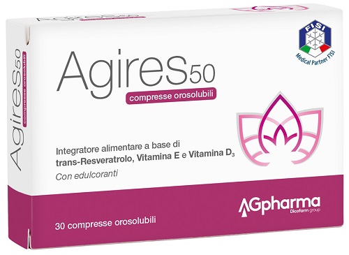 AGIRES 50 30 COMPRESSE OROSOLUBILI SCATOLA 5,4 G - Magnumfarma.it