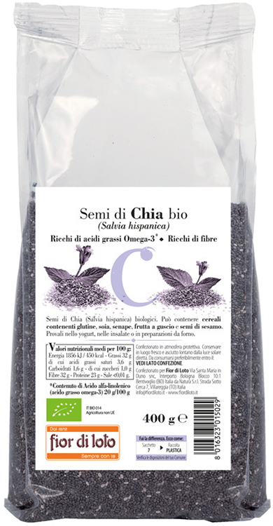 SEMI DI CHIA BIO 400 G - Magnumfarma.it