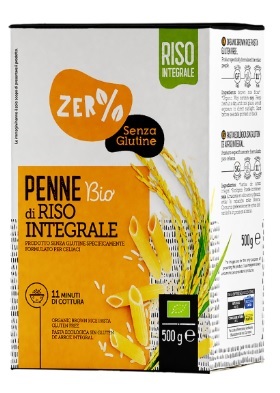 ZERO% GLUTINE PENNE DI RISO INTEGRALE SENZA GLUTINE BIO 500 G - Magnumfarma.it