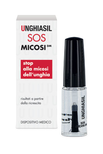 ANTIMICOTICO UNGHIASIL SOS MICOSI IN FLACONE DI VETRO 5 ML CON PENNELLO APPLICATORE + ASTUCCIO - Magnumfarma.it