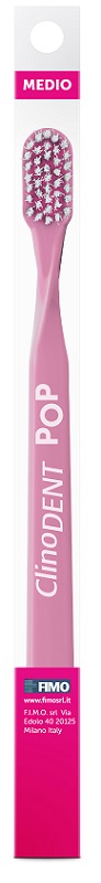 CLINODENT POP ROSA SPAZZOLINO DA DENTI MEDIO - Magnumfarma.it