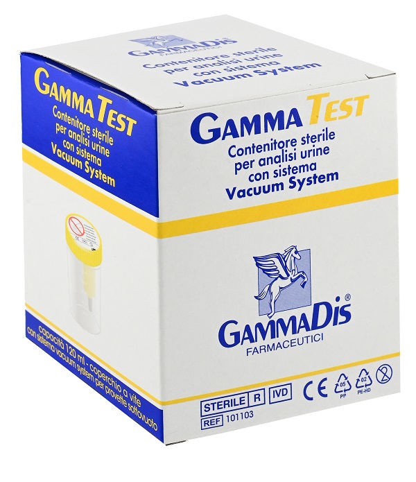 CONTENITORE STERILE PER URINA SOTTOVUOTO 120 ML GAMMADIS - Magnumfarma.it