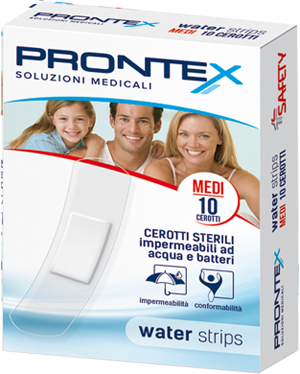 CEROTTO PRONTEX WATER STRIPS MEDIO 10 PEZZI - Magnumfarma.it