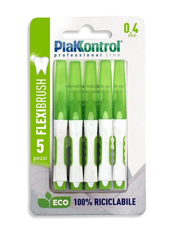 PLAKKONTROL SCOVOLINO INTERDENTALE FLEXI BRUSH04 BLISTER 5 PEZZI - Magnumfarma.it