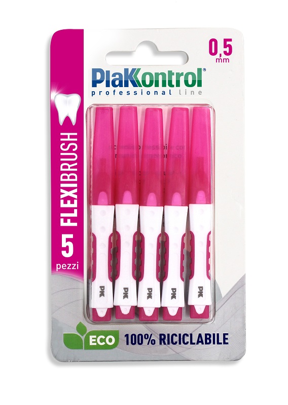 PLAKKONTROL SCOVOLINO INTERDENTALE FLEXI BRUSH05 BLISTER 5 PEZZI - Magnumfarma.it