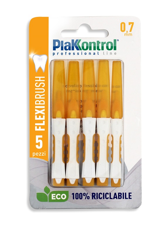 PLAKKONTROL SCOVOLINO INTERDENTALE FLEXI BRUSH07 BLISTER 5 PEZZI - Magnumfarma.it