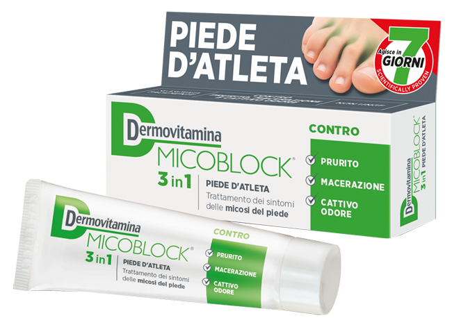 DERMOVITAMINA MICOBLOCK 3 IN 1 PIEDE D'ATLETA 30 ML - Magnumfarma.it