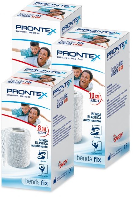 BENDA ELASTICA PRONTEX FIX AUTOFISSANTE 12 CM DI ALTEZZA PER4 METRI IN ESTENSIONE 1 PEZZO - Magnumfarma.it
