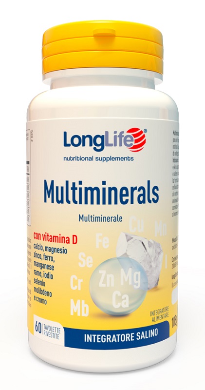 LONGLIFE MULTIMINERALS 60 TAVOLETTE RIVESTITE - Magnumfarma.it