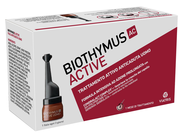 BIOTHYMUS AC ACTIVE TRATTAMENTO ATTIVO ANTICADUTA UOMO 10 FIALE 3,5 ML - Magnumfarma.it