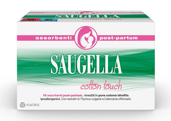 SAUGELLA COTTON TOUCH ASSORBENTI POSTPARTUM 10 PEZZI - Magnumfarma.it