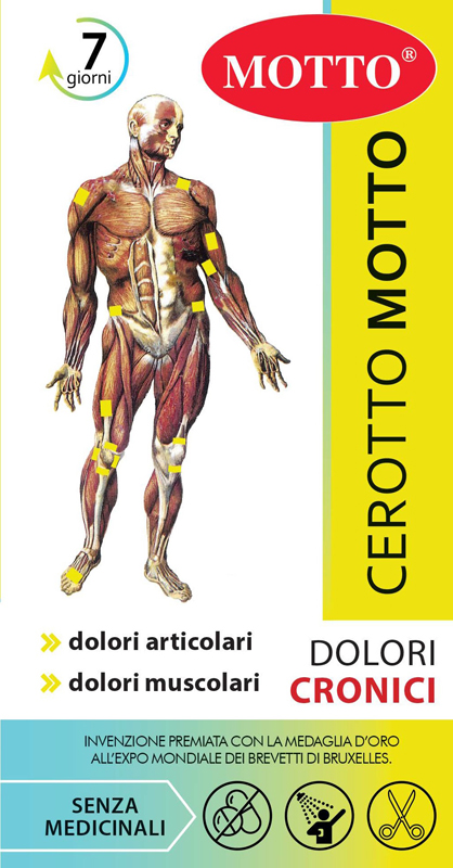 CEROTTO MOTTO ANALGESICO DA RITAGLIARE 5 X 15 CM 2 PEZZI - Magnumfarma.it