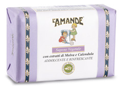 L'AMANDE MARSEILLE SAPONE VEGETALE MALVA/CALENDULA 200 G - Magnumfarma.it