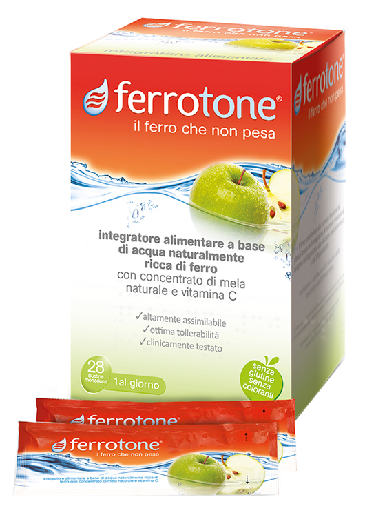 FERROTONE APPLE 28 SACCHETTI 25 ML - Magnumfarma.it