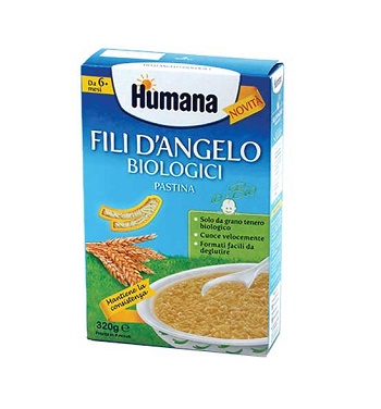 HUMANA FILI D'ANGELO PASTINA BIOLOGICA 320 G - Magnumfarma.it