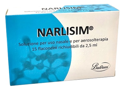 NARLISIM SOLUZIONE PER USO NASALE E AEROSOLTERAPIA 15 FLACONCINI RICHIUDIBILI DA 2,5 ML L'UNO - Magnumfarma.it