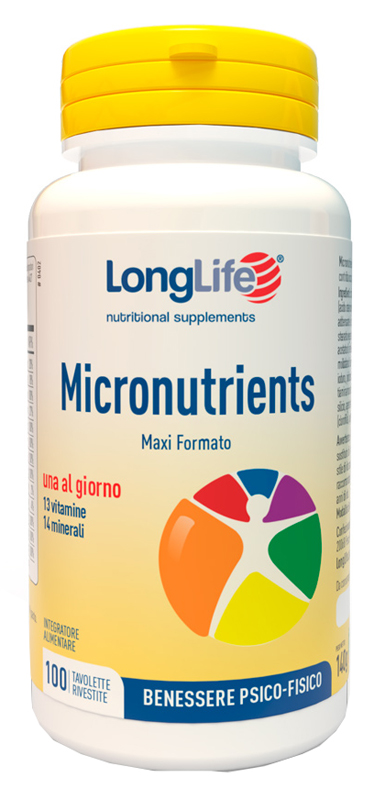 LONGLIFE MICRONUTRIENTS 100 TAVOLETTE RIVESTITE - Magnumfarma.it