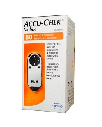 STRISCE MISURAZIONE GLICEMIA ACCU-CHEK MOBILE 50 TEST MIC 2 - Magnumfarma.it