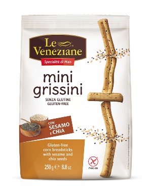 LE VENEZIANE MINI GRISSINI SESAMO E CHIA 250 G - Magnumfarma.it