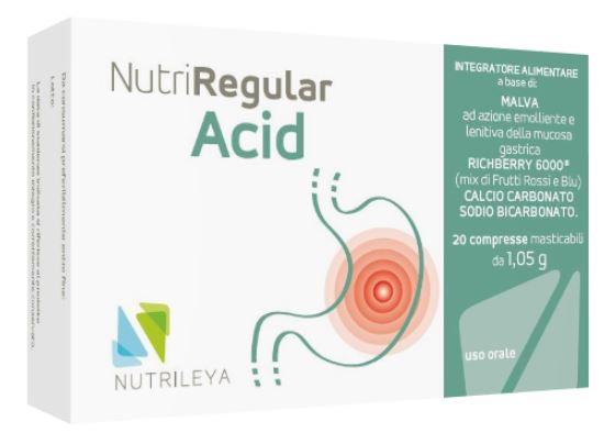 NUTRIREGULAR ACID 20 COMPRESSE MASTICABILI - Magnumfarma.it