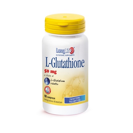 LONGLIFE L-GLUTATHIONE 50 MG 90 COMPRESSE - Magnumfarma.it