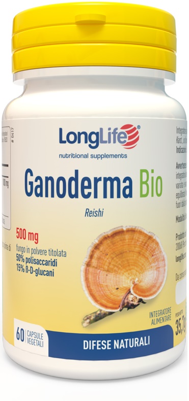 LONGLIFE GANODERMA BIO 60 CAPSULE - Magnumfarma.it