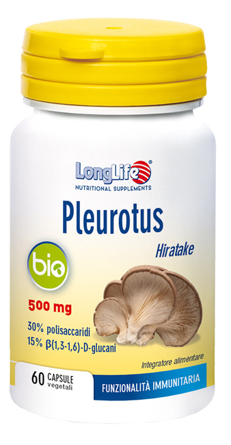 LONGLIFE PLEUROTUS BIO 60 CAPSULE VEGETALI - Magnumfarma.it