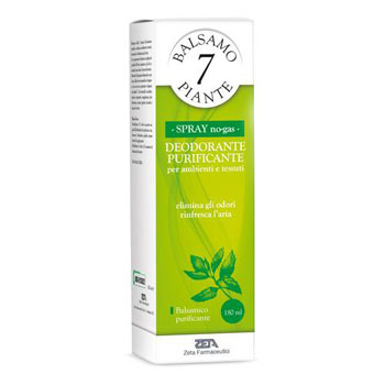 ESSENZA BALSAMICA 7 PIANTE DEODORANTE PURIFICANTE PER AMBIENTI E TESSUTI POMPA SPRAY + ASTUCCIO 180 ML - Magnumfarma.it