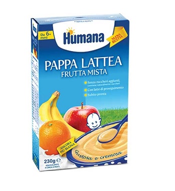 HUMANA PAPPA FRUTTA MISTA 230 G - Magnumfarma.it