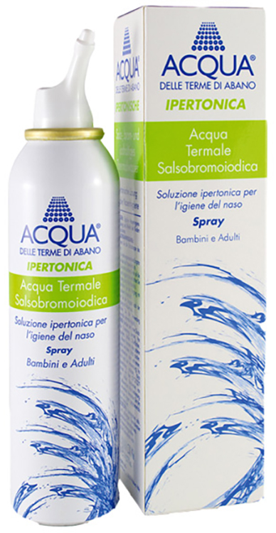 ACQUA DELLE TERME DI ABANO IPERTONICA SPRAY IRRIGAZIONE NASALE 125 ML - Magnumfarma.it