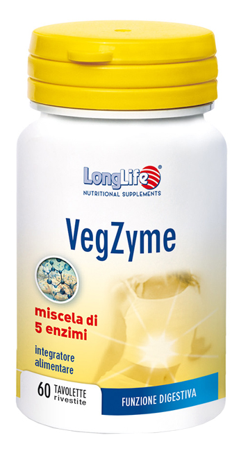 LONGLIFE VEGZYME 60 TAVOLETTE - Magnumfarma.it
