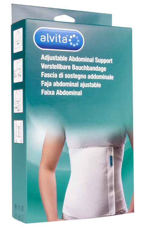 ALVITA FASCIA ADDOMINALE MISURA 2 CIRCONFERENZA 95-100 CM - Magnumfarma.it