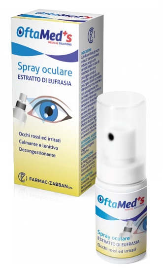 OFTAMED'S SPRAY OCULARE OCCHI ROSSI E IRRITATI ESTRATTO EUFRASIA 10 ML - Magnumfarma.it