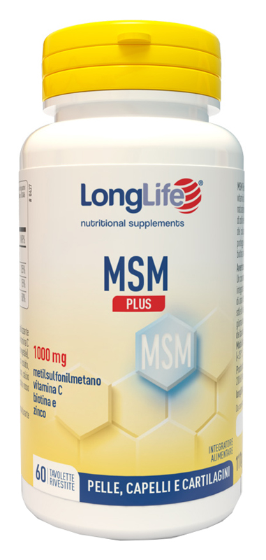 LONGLIFE MSM PLUS 60 TAVOLETTE RIVESTITE DA 1,85 G - Magnumfarma.it